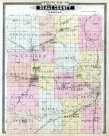 Osage County Outline Map, Osage County 1899